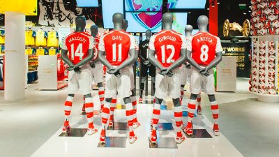 Arsenal FC are one of the largest football clubs in the world Arsenal Store